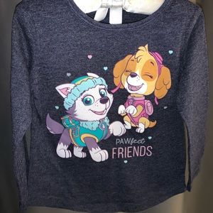 Long sleeve paw patrol T-shirt size 2T